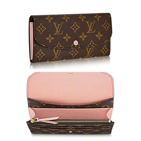 louis vuitton wallet pink interior|emilie wallet Louis Vuitton price.